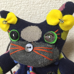 お出かけニャンコソックス人形