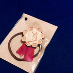 珈琲豆に包まれたどうぶつヘアゴム