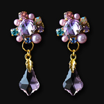 薄紫クロッカス・チタンピアス