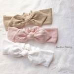 【baby】fluffy*°naturalリボンヘアバンド