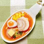 味噌ラーメン🍜ひとくちスプーン🥄ボールチェーン