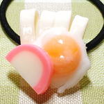 月見うどん🌕ヘアゴム