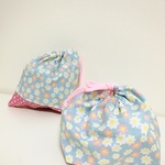 オーダー入園グッズ4点セット☆弁当袋&コップ袋&ランチョンマット2枚☆