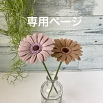 【専用ページ】クレイのガーベラ