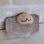 もちもち。ふわふわ。くまさんマスク(gray)