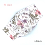 New!リバティ<イルマ>×Wガーゼ＊立体マスク（大人用Mサイズ）