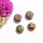 アンティーク風カボション4個