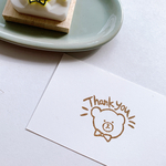 ゆるいくまのthankyouはんこ