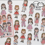 フレークシール　女の子　セット