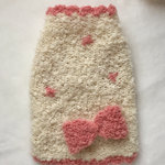 犬服 ニット S ループいちごみるく リボン🎀 送料込