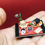 ミニチュア　小さな節分セット　ハンドメイド