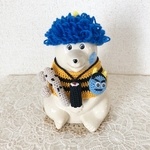 しろくま貯金箱 節分セット👹B 青