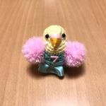 チアダン♡応援セキセイインコちゃん（ペパーミントグリーン）