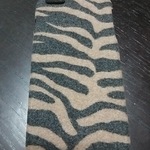 iPhoneケース 冬のあったかゼブラzebra