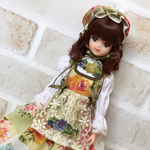 リカちゃんサイズ　22cmドールサイズ イエロー　アンティーク