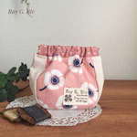 ぽちゃポーチ（ﾊﾞﾈｻｲｽﾞ10cm・アネモネピンク）