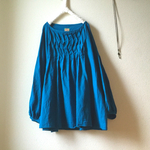 (再)cottonリネンblueのチュニ