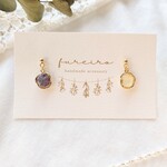 紫陽花の宝石♡ピアス／イヤリング