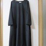 ☆新作☆　ウールブラックワンピース  ゆったりワンピース　大きいサイズワンピース　大人カワイイ