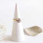 flower ring パープル