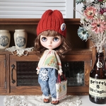 ＊やんちゃなパンツコーデ＊４点セット＊1123＊ blythe outfit＊ブライス ＊