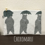 雨時々くまさんポーチ✳︎