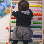 再販×03☺︎編み物プリントのかぼちゃパンツ
