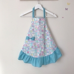 ちょうちょ🦋柄のギャザーエプロン　子供　キッズ