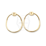 ERG-1541-G【2個入り】イヤリングキャッチ,Round Ear clutch/Earring Backs