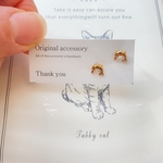 イルカピアス　樹脂ピアス