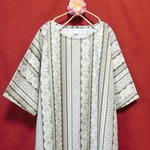 ◆sale◆  レース模様ゆったりワンピース coffee