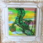 金の玉と龍原画４ミニサイズセール