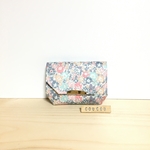 ラミネートの小さなお財布☆LIBERTY  ミッシェル(ピンクブルー)