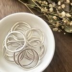 10pcs Handmade* 資材 B20-80 round rough hoops