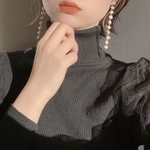 10連 淡水パール 揺れる ピアス ♡