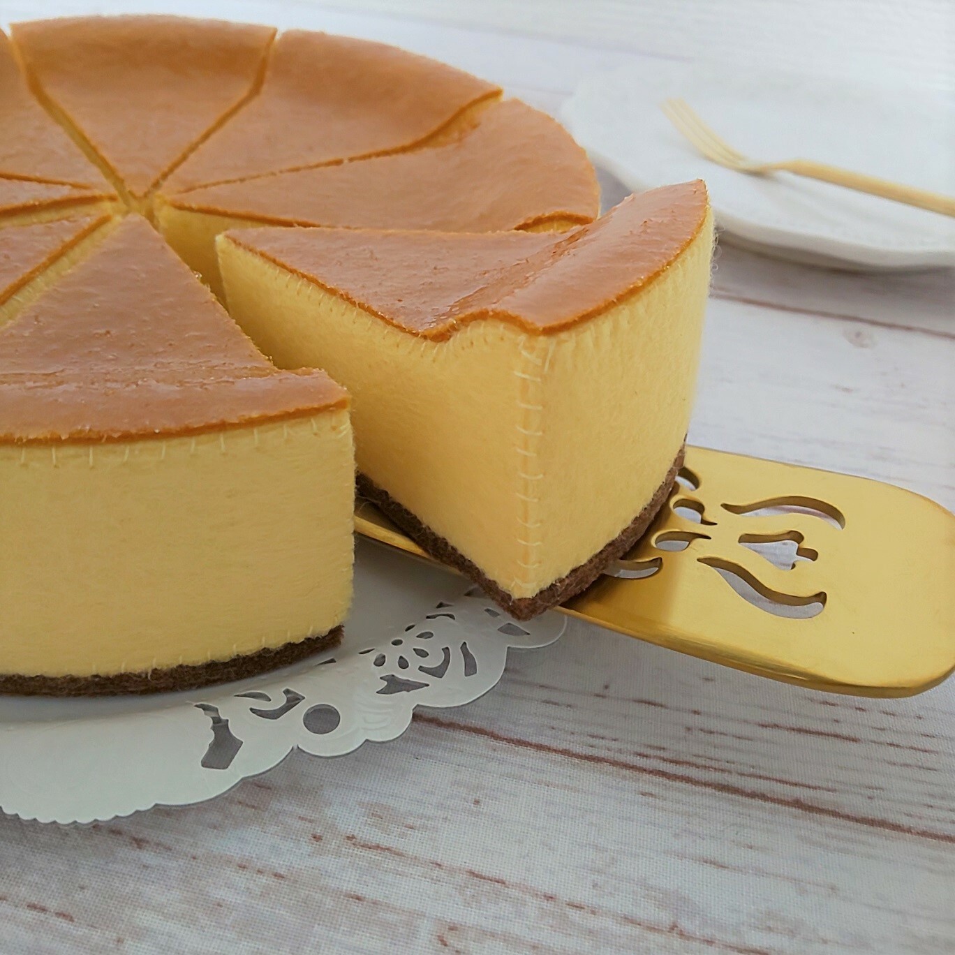 ベイクドチーズケーキ☆ケーキオブジェ - DecorateCake | minne