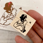 No.97. Cat and Girl ハンコ
