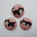 037-2　携帯クリーナー　「ハチワレちゃん」 