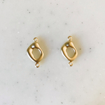 Matte Gold Double Oval Connector