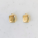 Matte Gold Rectangle Pendant Tops