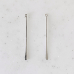 Silver Long Paddle shaped Pendant Tops
