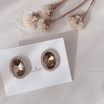 キャンディビジューピアス -clear herb-