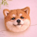 送料無料♡柴犬のブローチ