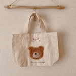 kuma  lunch bag🧸　brown