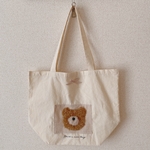 kuma  tote bag🧸　brown
