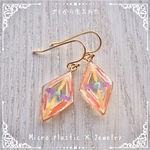 Micro plastic earrings 🐳✨