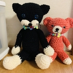 大きいサイズ　あみぐるみ　ねこさん
