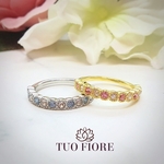 スワロフスキー ハーフエタニティーリング💍