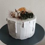 オレンジのクレイケーキ