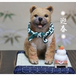  Happy New Year 　（豆柴）